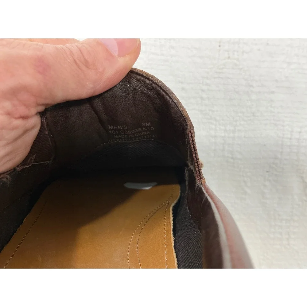 Cole Haan Brown Leather Slip‎ On Loafers Mens 8M Venetian
